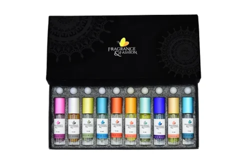 Set of 10 Natural and Fancy combo Premium Attars For Men And women - Image 3